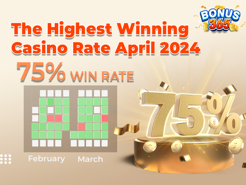 Bonus 365 Login Casino Have High Win Rates 2024