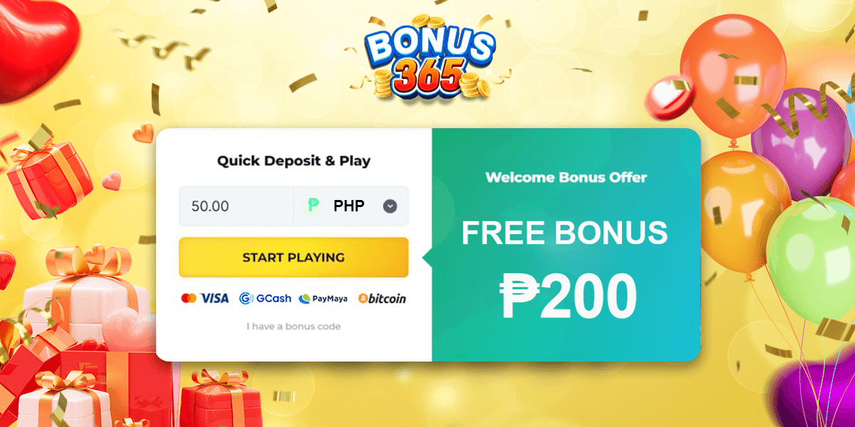 Bonus 365 Free 200 - Sign Up And Get May Bonus Code