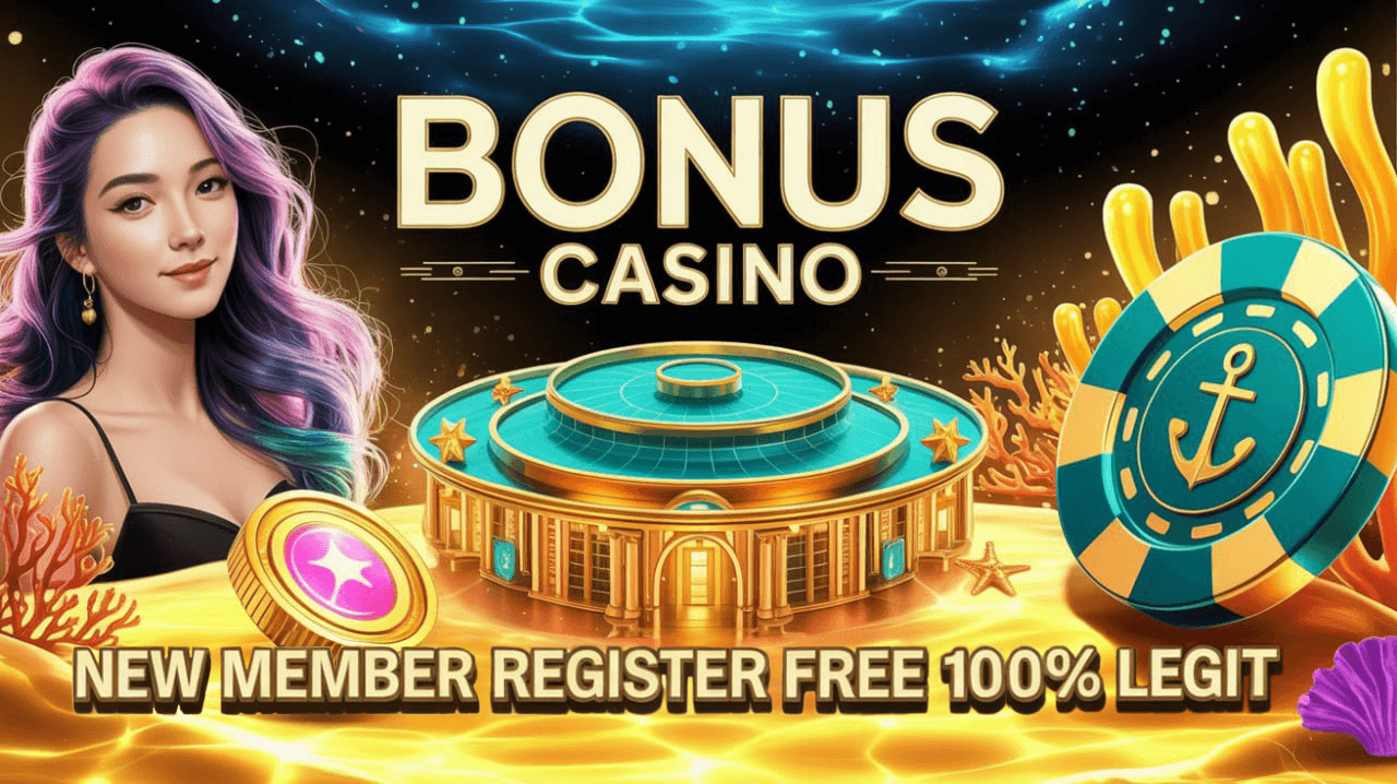 Bonus Casino - New Member Register Free 100 Legit
