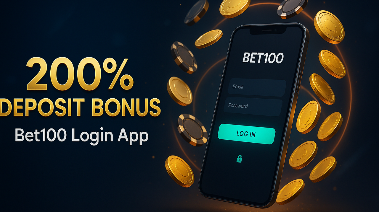 200% Deposit Bonus – Bet100 Login App